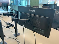 Iiyama xub2493hs monitor (2x) - afbeelding 4 van  5
