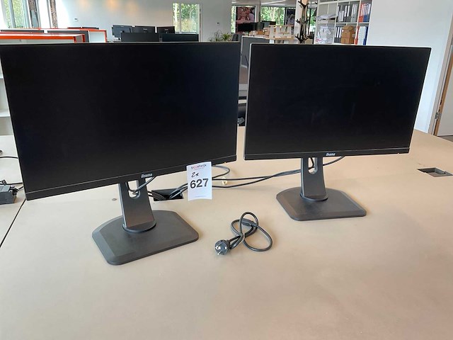 Iiyama xub2493hs monitor (2x) - afbeelding 2 van  7