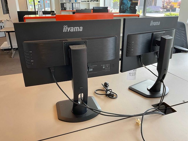 Iiyama xub2493hs monitor (2x) - afbeelding 6 van  7