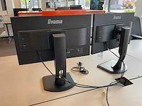 Iiyama xub2493hs monitor (2x) - afbeelding 6 van  7
