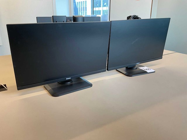 Iiyama xub2493hs monitor (3x) - afbeelding 1 van  2