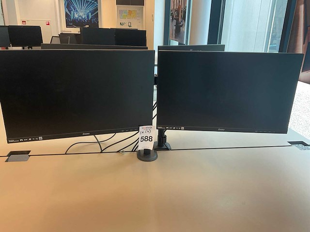 Iiyama xub2493hs monitor (4x) - afbeelding 1 van  3