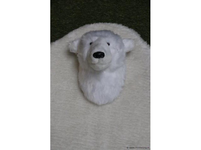 Ijsbeer vloerkleden - 85x55cm - set van 2 stuks - afbeelding 3 van  4