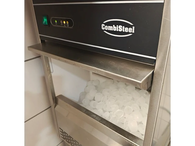 Ijsblokjes machine met onderstel, combisteel, vdb 26 - afbeelding 2 van  5