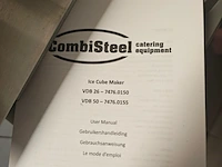Ijsblokjes machine met onderstel, combisteel, vdb 26 - afbeelding 3 van  5