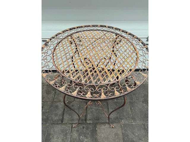 Ijzeren bartafel hoogte 100 cm (4x) - afbeelding 2 van  3