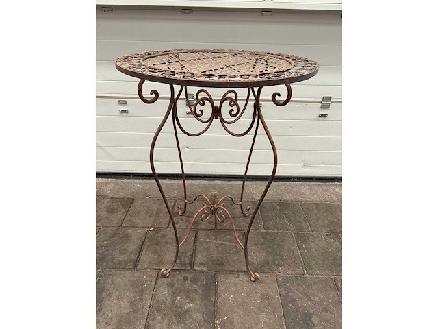 Ijzeren bartafel hoogte 100 cm (8x) - afbeelding 1 van  3