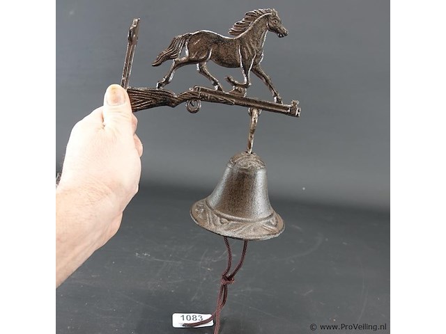 Ijzeren deurklingel - afbeelding 1 van  5