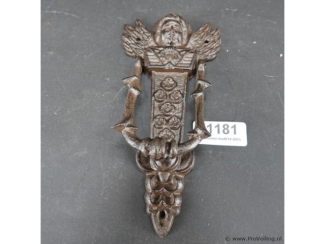 Ijzeren deurklopper - afbeelding 1 van  5