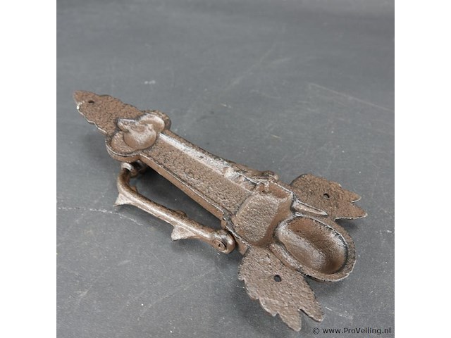 Ijzeren deurklopper - afbeelding 5 van  5