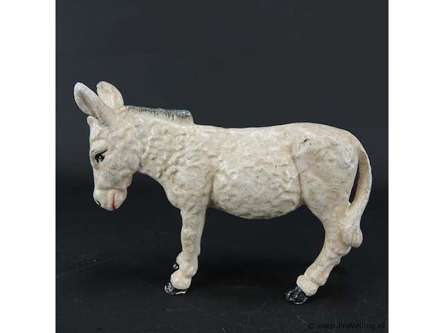 Ijzeren ezel als spaarpot - afbeelding 2 van  5