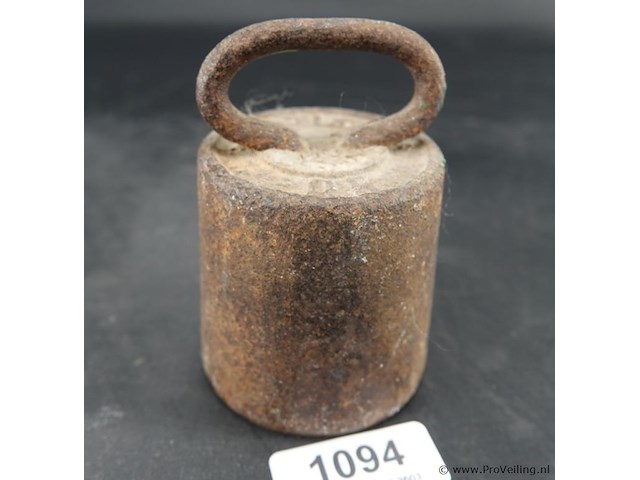 Ijzeren gewicht - afbeelding 1 van  5