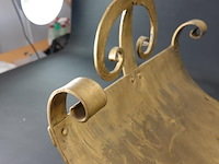 Ijzeren haardblokken mand - afbeelding 4 van  5