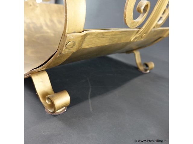 Ijzeren haardblokken mand - afbeelding 5 van  5