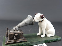 Ijzeren his masters voice logo - afbeelding 1 van  5