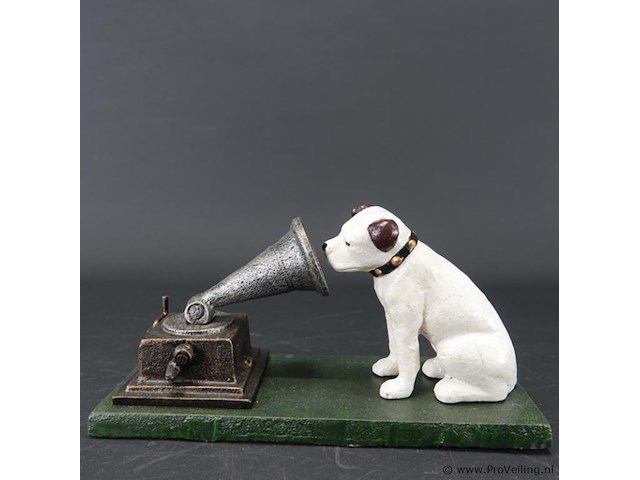 Ijzeren his masters voice logo - afbeelding 2 van  5