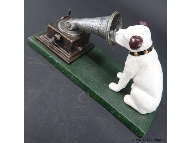 Ijzeren his masters voice logo - afbeelding 3 van  5
