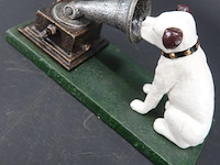 Ijzeren his masters voice logo - afbeelding 3 van  5