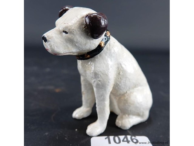 Ijzeren his masters voice spaarpot - afbeelding 1 van  5