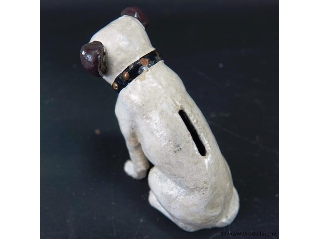 Ijzeren his masters voice spaarpot - afbeelding 3 van  5