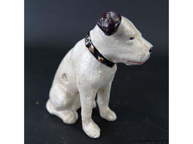 Ijzeren his masters voice spaarpot - afbeelding 4 van  5