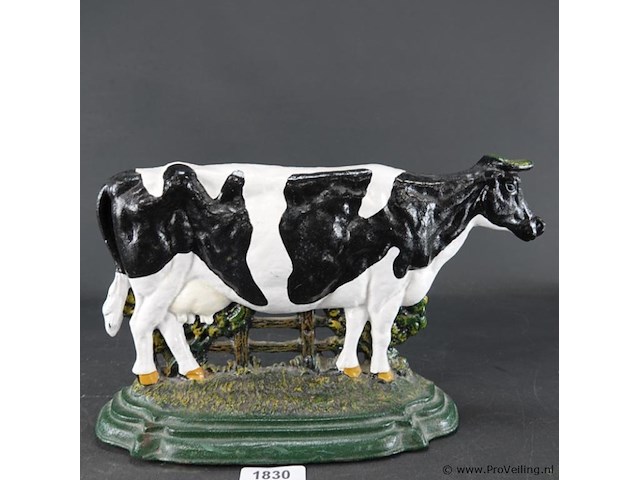 Ijzeren koe als deurstopper - afbeelding 1 van  5