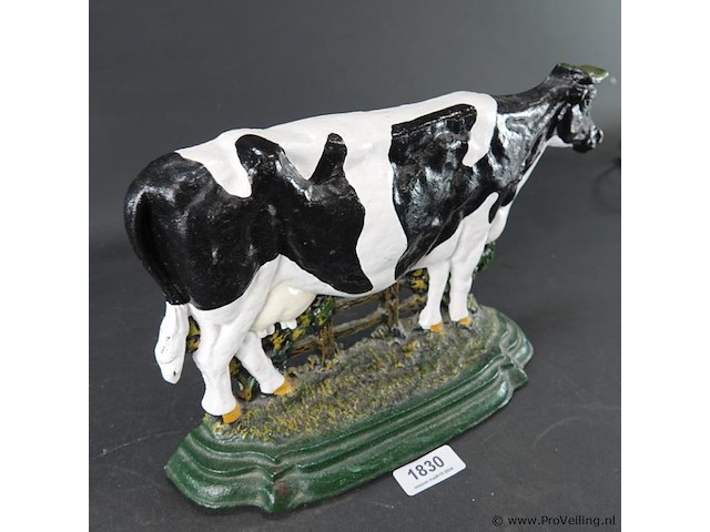 Ijzeren koe als deurstopper - afbeelding 3 van  5