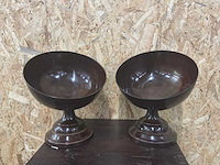 Ijzeren kommen (2x) - afbeelding 1 van  3