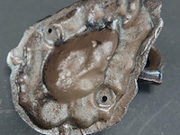 Ijzeren leeuwenkop als deurklopper - afbeelding 5 van  5