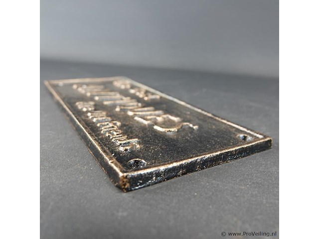 Ijzeren plaque the best antiques - afbeelding 4 van  5