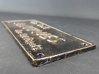 Ijzeren plaque the best antiques - afbeelding 4 van  5