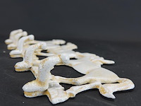 Ijzeren rennende paarden als hangrek - afbeelding 4 van  5