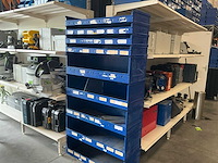 Ijzeren schäfer stapelbakken l96,5xd38,5xh30&13cm (9x)