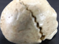 Ijzeren schedel als flesopener - afbeelding 3 van  5