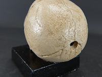 Ijzeren schedel op basement - afbeelding 3 van  5