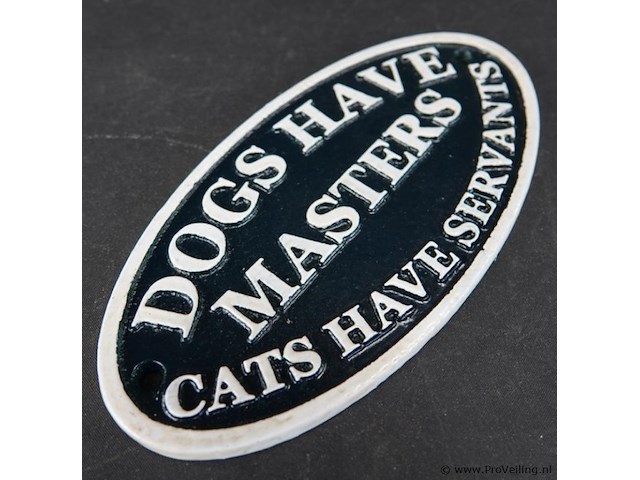 Ijzeren schild dog have - afbeelding 2 van  5