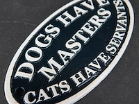 Ijzeren schild dog have - afbeelding 2 van  5