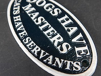 Ijzeren schild dog have - afbeelding 3 van  5