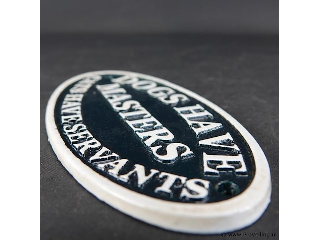 Ijzeren schild dog have - afbeelding 4 van  5