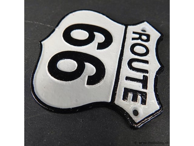 Ijzeren schild route 66 - afbeelding 3 van  5