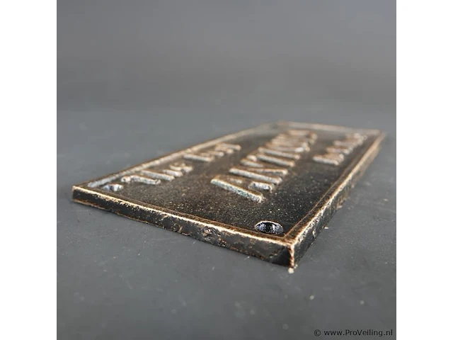 Ijzeren schild the best antiques - afbeelding 4 van  5