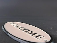 Ijzeren schild welcome - afbeelding 4 van  5