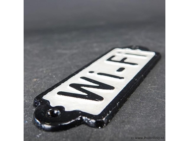 Ijzeren schild wi-fi - afbeelding 3 van  5