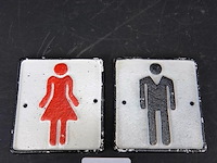 Ijzeren toiletschilden - afbeelding 1 van  5