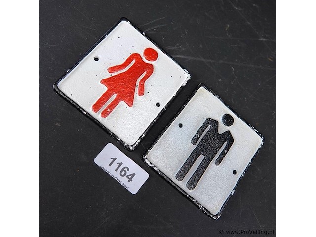 Ijzeren toiletschilden - afbeelding 2 van  5