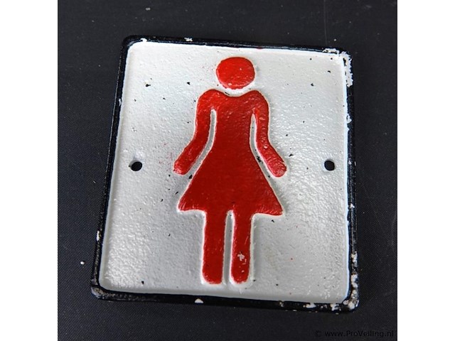 Ijzeren toiletschilden - afbeelding 3 van  5