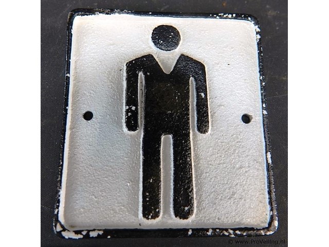 Ijzeren toiletschilden - afbeelding 4 van  5