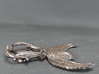 Ijzeren uil als deurklopper - afbeelding 3 van  5