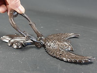 Ijzeren uil als deurklopper - afbeelding 4 van  5