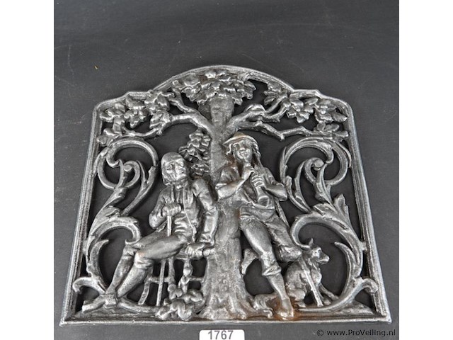 Ijzeren wandplaque - afbeelding 1 van  5